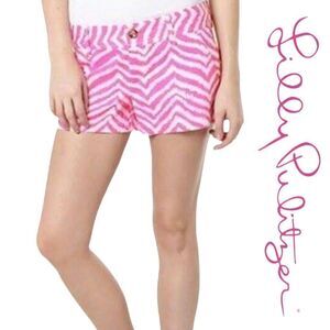 Lilly Pulitzer Walsh Shorts (Tropical Pink Zebron)